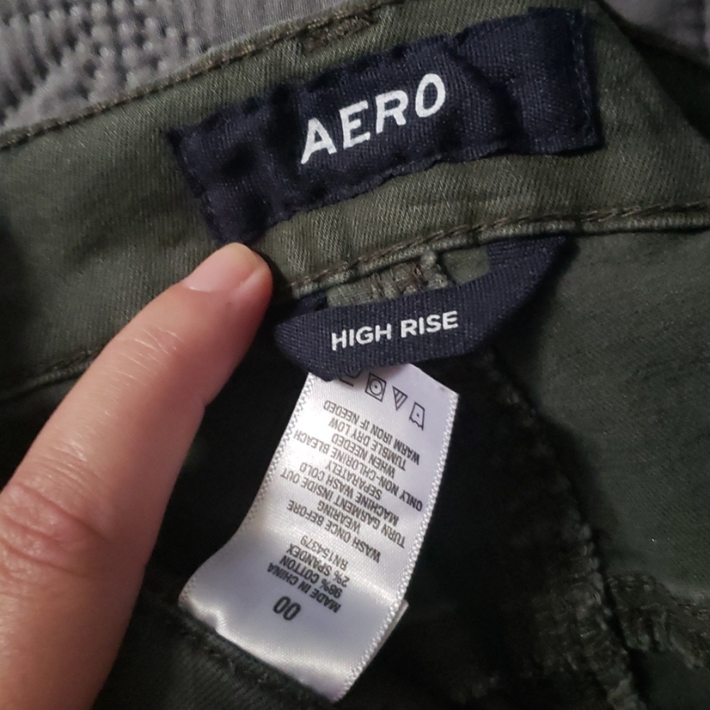 Aeropostale camo high waist skinny jeans